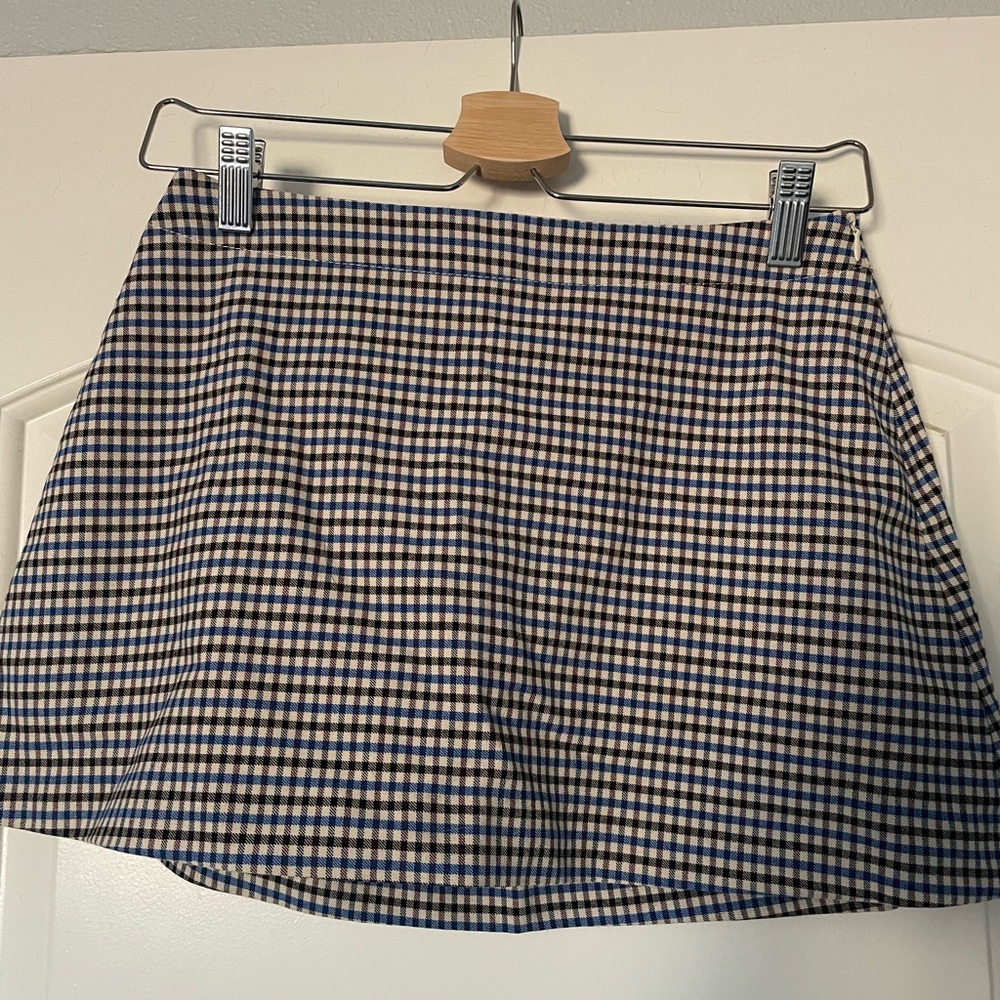 Cotton On plaid mini skirt